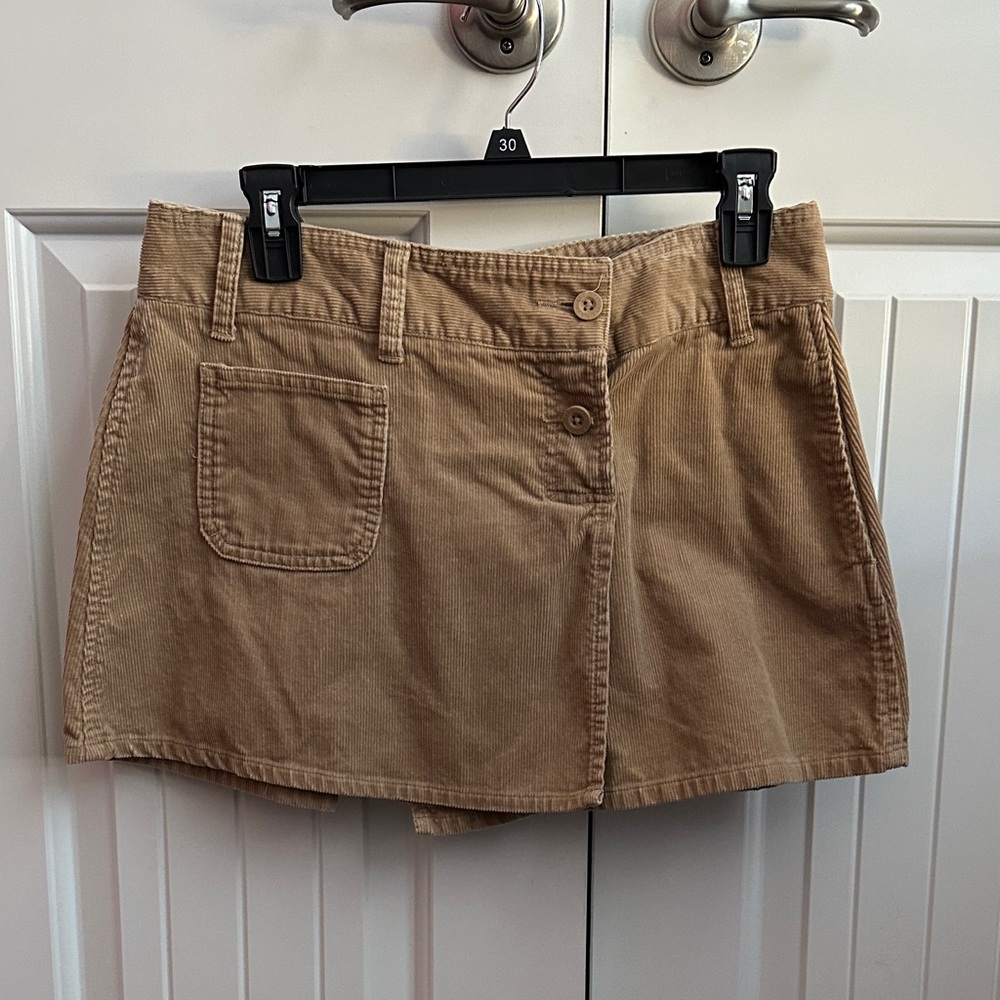 Old Navy Brown Corduroy Mini Skirt